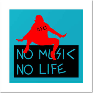 detta no musik no-life Posters and Art